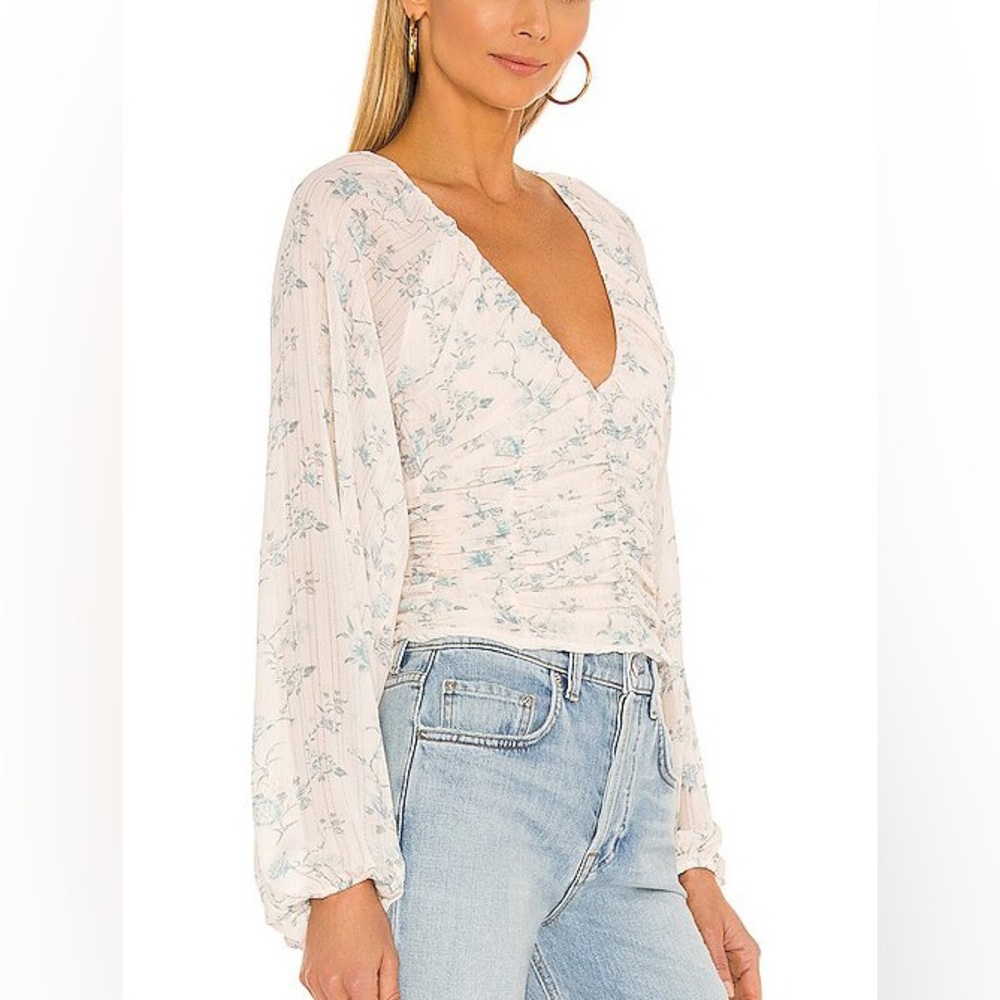 Free People Final Rose Blouse in Vintage Combo